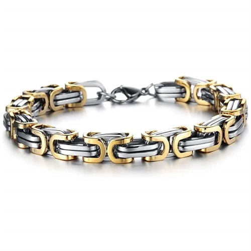 Gold Hawn men\'s bracelet in steel